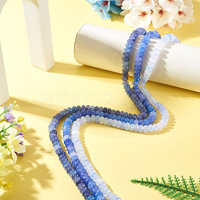 3 Strands 3 Colors Glass Beads Strands GLAA-TA0004-08-1