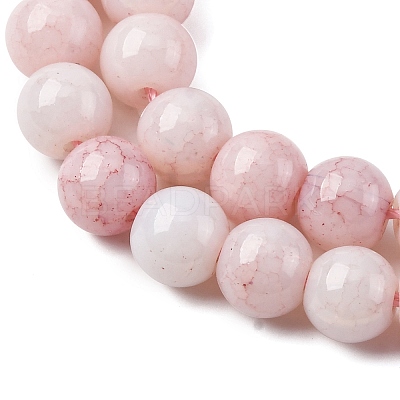 Opaque Glass Beads Strands GLAA-T031-01O-15-1