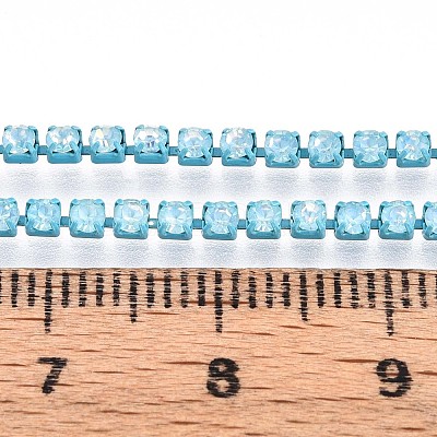 Iron Rhinestone Cup Chains CH-T006-05B-03-1