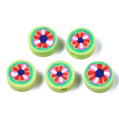 Handmade Polymer Clay Beads CLAY-N008-039E-1