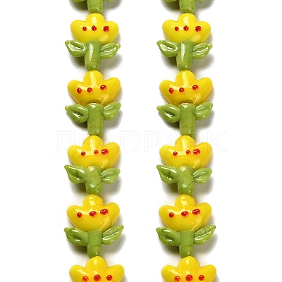 Handmade Lampwork Beads Strands LAMP-A005-03A-1
