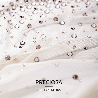 Preciosa® MAXIMA Crystal No Hotfix Flatback Stones Y-PRC-NSS12-20490-200-1