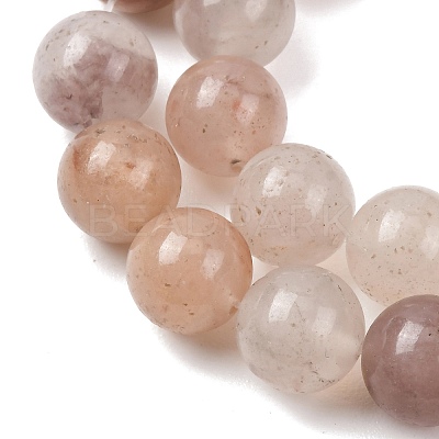 Natural Violet Strawberry Quartz Beads Strands G-T150-A08-12mm-1