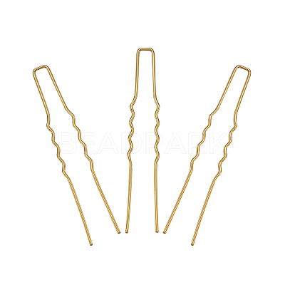 Hair Accessories Iron Hair Forks Findings OHAR-TAC0002-01G-1