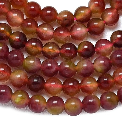 Natural Malaysia Jade Beads Strands G-B165-C05-6mm-1