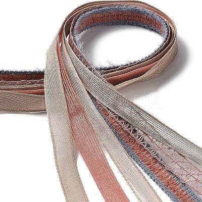 18 Yards 6 Styles Polyester Ribbon SRIB-C001-C01-1