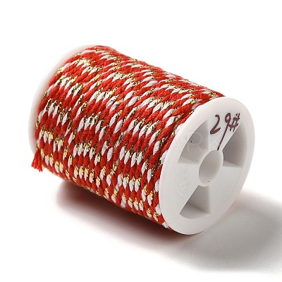 4-Ply Polycotton Cord with Metallic Thread OCOR-Z003-D104-1