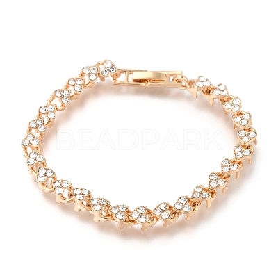 Alloy Heart Link Bracelets BJEW-Z009-01LG-1