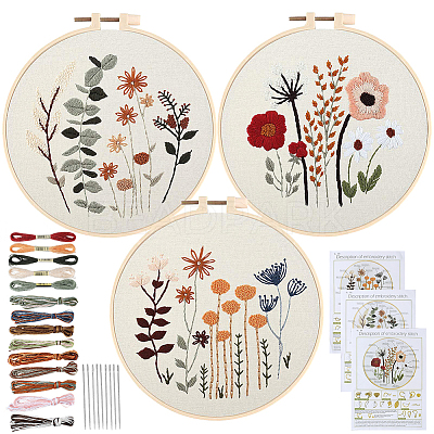 DIY Embroidery Kits For Beginner DIY-WH20011-73F-1