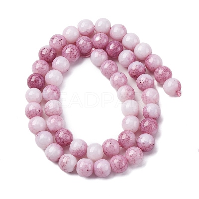 Ombre Effect Dyed Glass Beads Strands X-GLAA-T031-01O-11-1