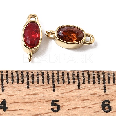 12 Colors 304 Stainless Steel Pave Cubic Zirconia Geometric Connector Charms SA-CBAFEA1-01E-G-1