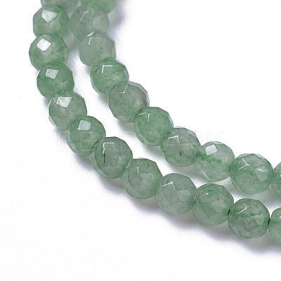 Natural Green Aventurine Beads Strands X-G-F596-10-2mm-1