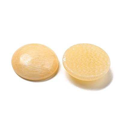 Natural Yellow Jade Cabochons G-C115-02A-31-1