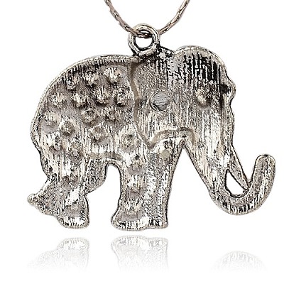 Tibetan Style Alloy Rhinestone Big Pendants ALRI-L048-05AS-1
