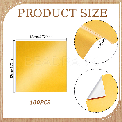 Aluminum Foil Paper Sheets for Craft Engraving OFST-WH0004-158B-1