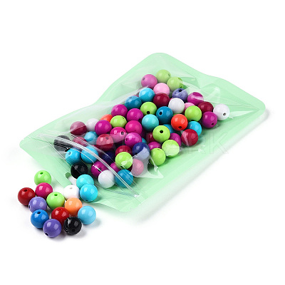 Macaron Color Plastic Yin-yang Resealable Bags OPP-N001-01B-08-1