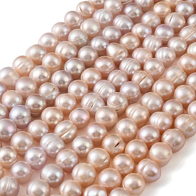 Natural Cultured Freshwater Pearl Beads Strands PEAR-L034-18B-1