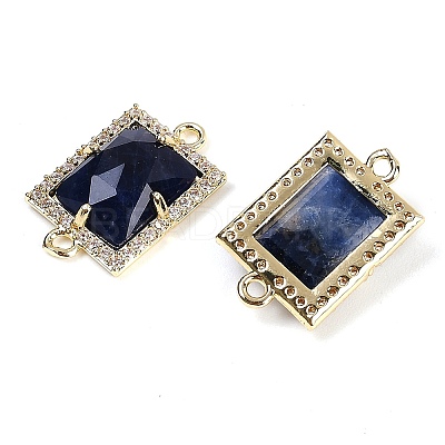Natural Sodalite Faceted Rectangle Links G-I375-07G-02-1