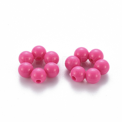 Opaque Acrylic Bead Frames X-TACR-S153-01B-M-1
