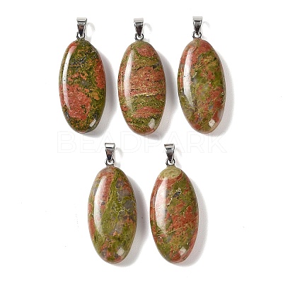 Natural & Synthetic Mixed Gemstone Pendants GG-CBACB71-01P-1