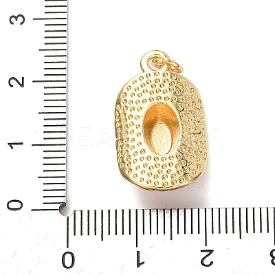 Brass Enamel Pendants KK-K408-66G-03-1