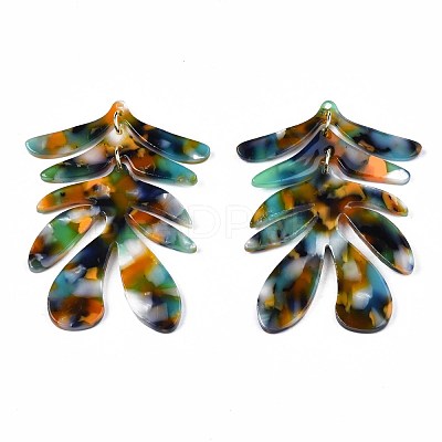 Cellulose Acetate(Resin) Big Pendants X-KY-S136-453C-1