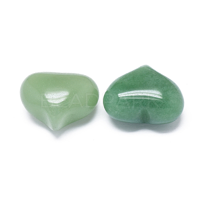 Natural Green Aventurine Heart Palm Stone G-F637-11A-1