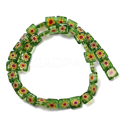 Handmade Millefiori Lampwork Beads LAMP-G166-13B-1
