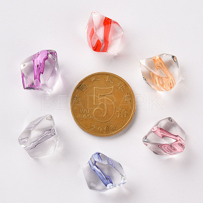 Transparent Acrylic Beads TACR-S154-04A-1