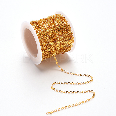 Brass Cable Chains CHC-T008-06B-G-1