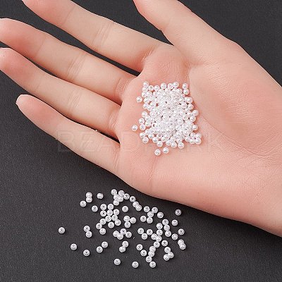 ABS Plastic Imitation Pearl Beads KY-KY0001-51-1