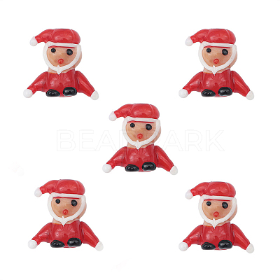 Christmas Themed Handmade Lampwork Beads XMAS-PW0001-201D-1