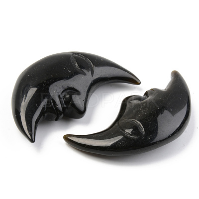Natural Golden Sheen Obsidian Beads G-T132-016-1