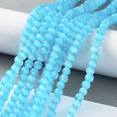 Cat Eye Beads Strands CE-F022-4mm-10-1