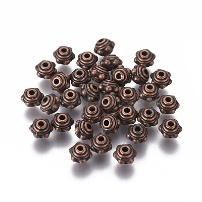 Tibetan Style Alloy Spacer Beads LS-RLF1017Y-1