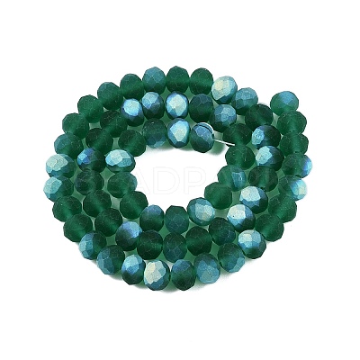 Transparent Glass Beads Strands X-EGLA-A044-T8mm-MB18-1