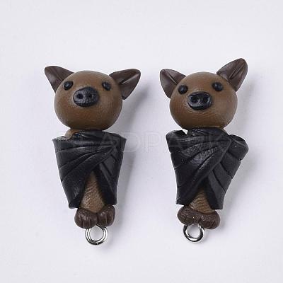 Handmade Polymer Clay Pendants CLAY-Q245-17-1
