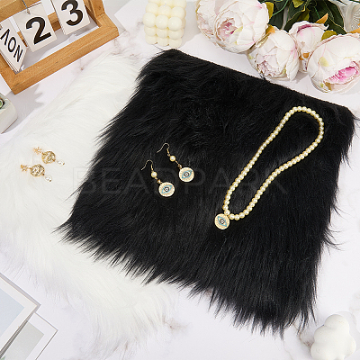 2Pcs 2 Colors Square Acrylic Fibers Carpet Mat AJEW-CN0003-11B-1