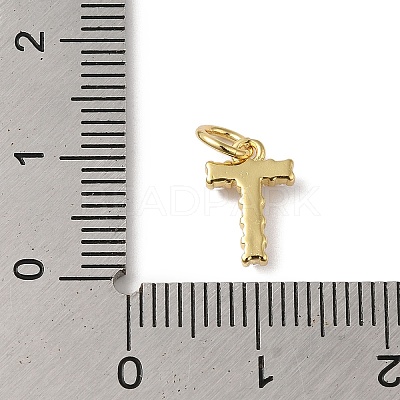 Rack Plating Brass with ABS Plastic Imitation Pearl Charms KK-B092-30T-G-1