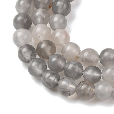 Natural Cloudy Quartz Beads Strands G-D840-69-4mm-1