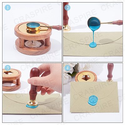Sealing Wax Particles Kits for Retro Seal Stamp DIY-CP0003-60B-1