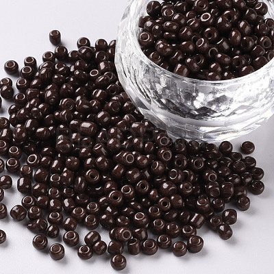 Baking Paint Glass Seed Beads SEED-S002-K18-1
