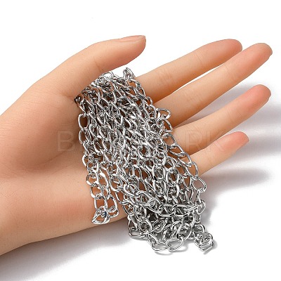 Aluminium Twisted Curb Chains CHA-YW0001-07S-1