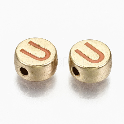 Alloy Enamel Beads X-ENAM-S122-029U-RS-1