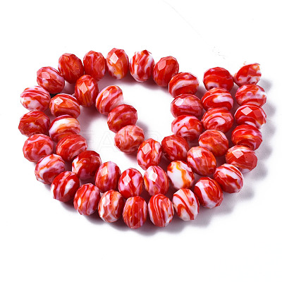 Handmade Lampwork Beads Strands LAMP-T007-12C-1