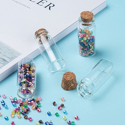 Glass Jar Bead Containers CON-Q005-1