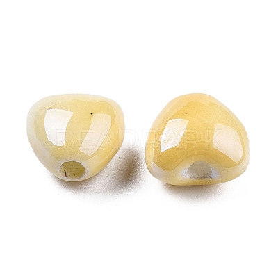 Glazed Porcelain Beads PORC-T007-21-11-1