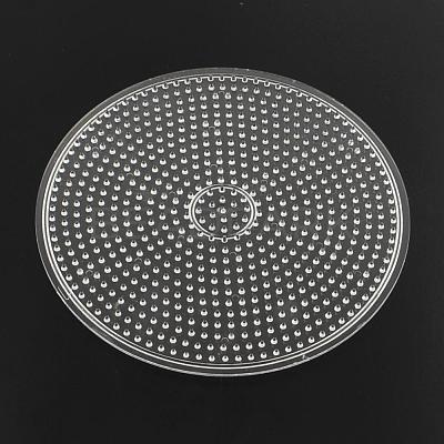 Flat Round ABC Plastic Pegboards used for 5x5mm DIY Fuse Beads DIY-Q009-52-1