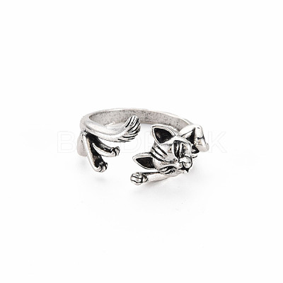 Men's Alloy Cuff Finger Rings RJEW-N029-079-1
