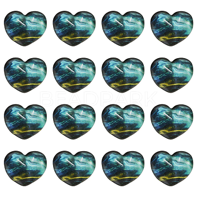 40Pcs Lampwork Cabochons LAMP-PH0001-43A-1